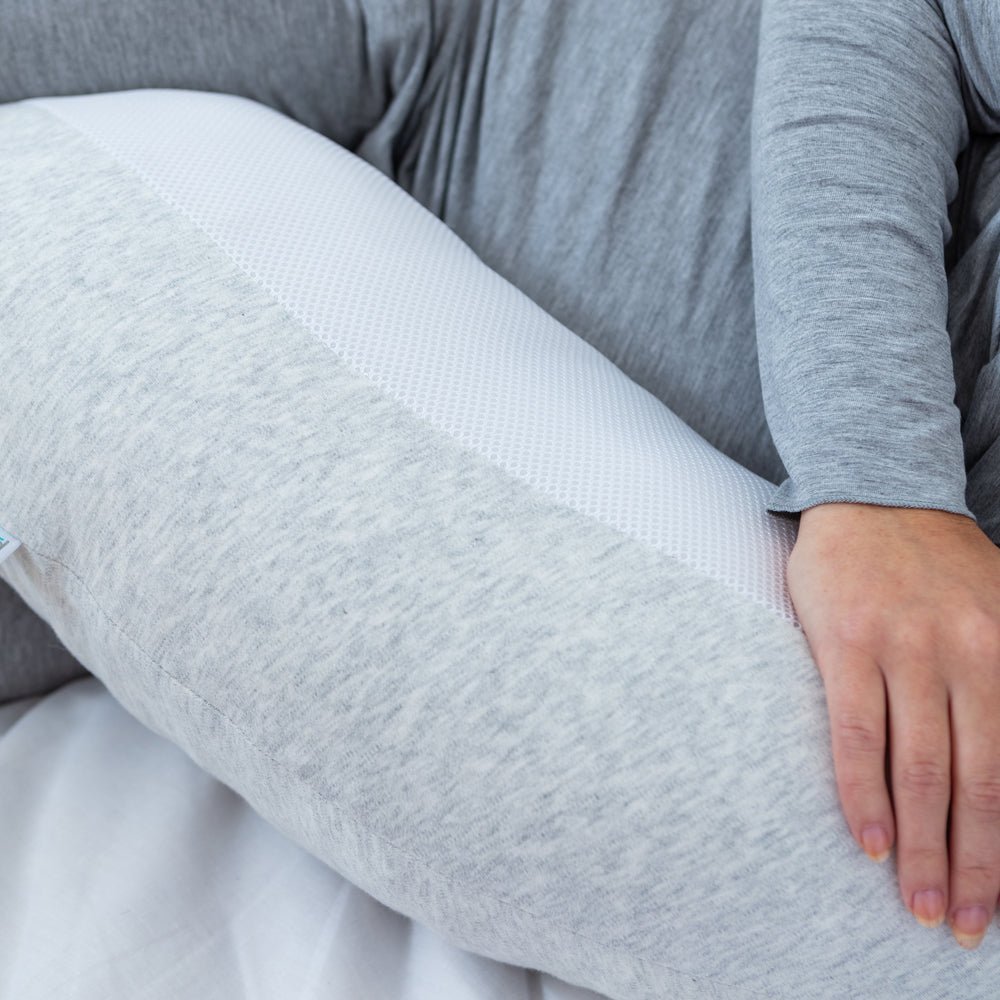 Breathe Pregnancy Pillow - Spare Cover - Minimal Grey