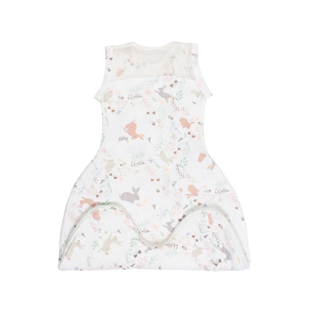 2.5 tog Swaddle to Sleep Bag - All Seasons - Storybook Nutmeg