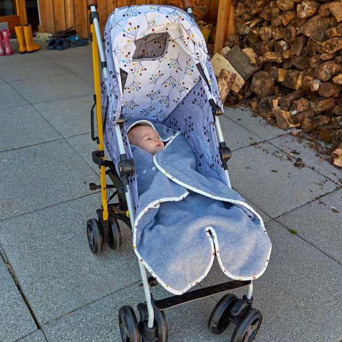 Cosy Wrap Buggy Blanket - Minimal Grey