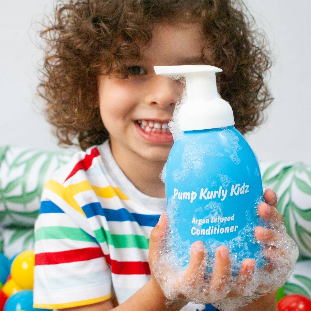 Pump Kurly Kidz Argan Infused Conditioner
