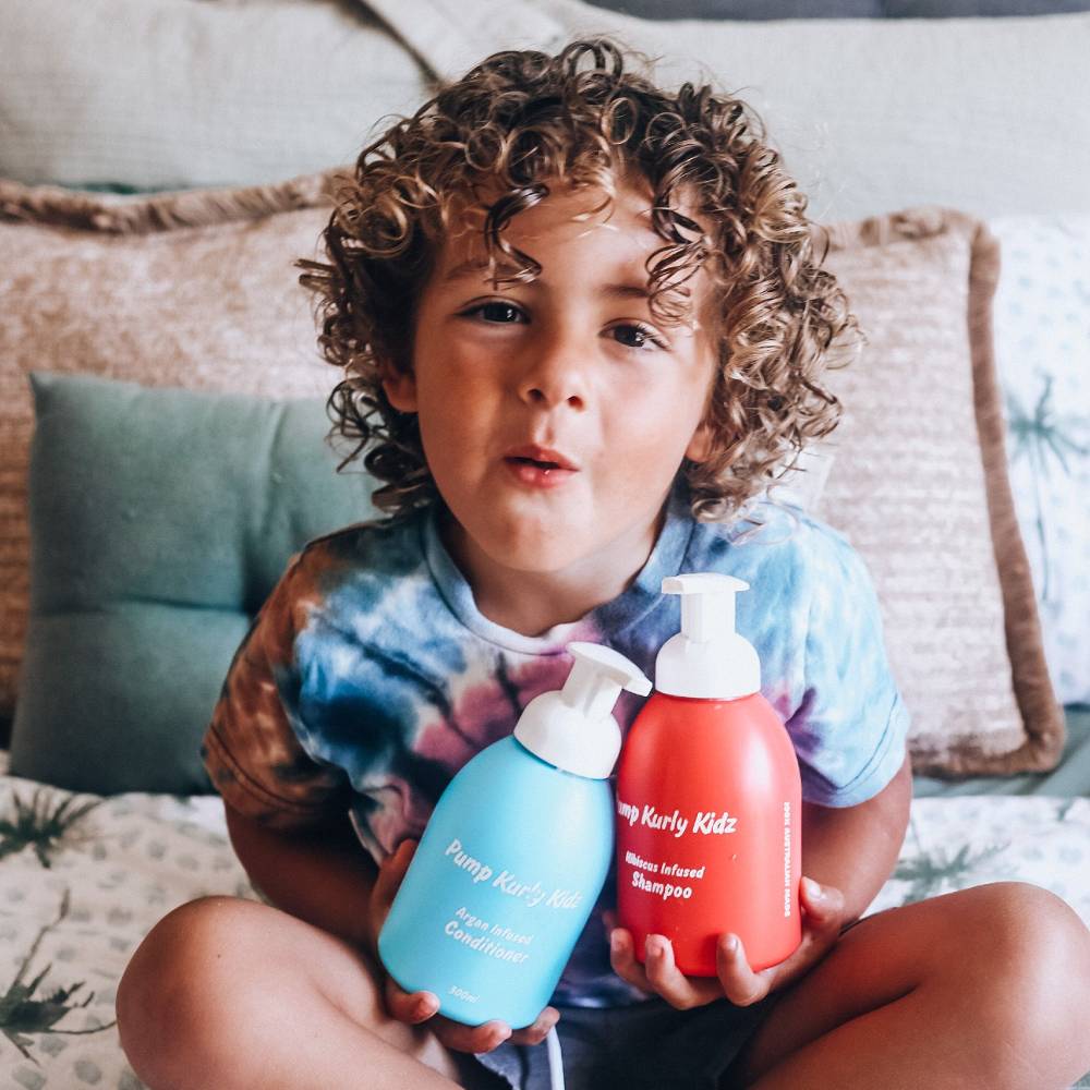 Pump Kurly Kidz Argan Infused Conditioner