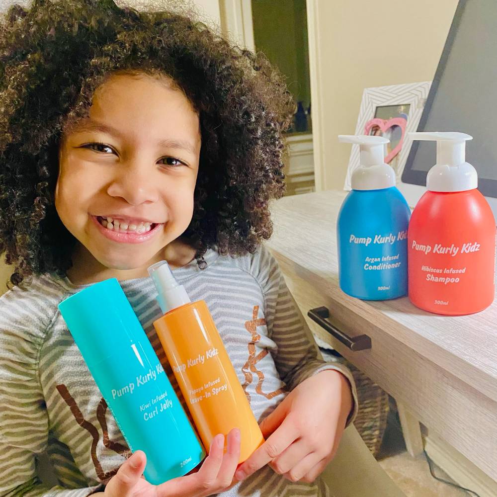 Pump Kurly Kidz Kiwi Infused Curl Jelly