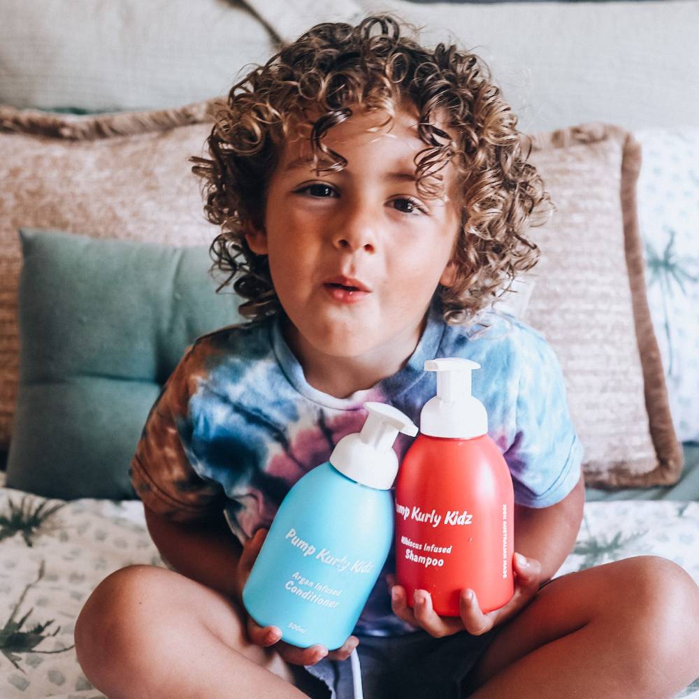 Pump Kurly Kidz Hibiscus Infused Shampoo