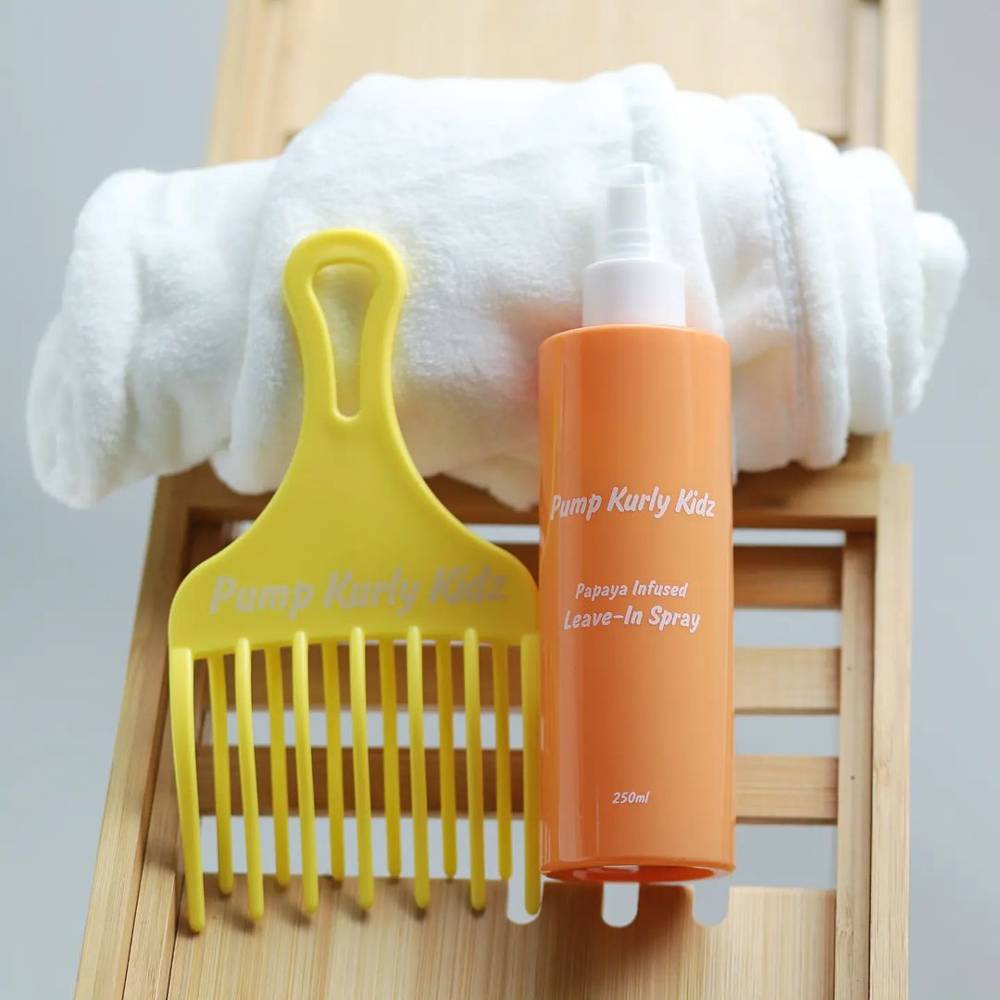 Pump Kurly Kidz Papaya Infused Leave-In Spray