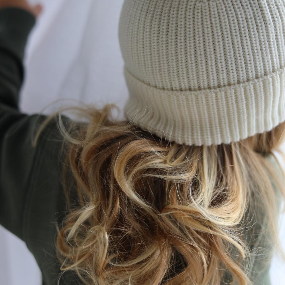 Merino Knit - Beanie - Natural