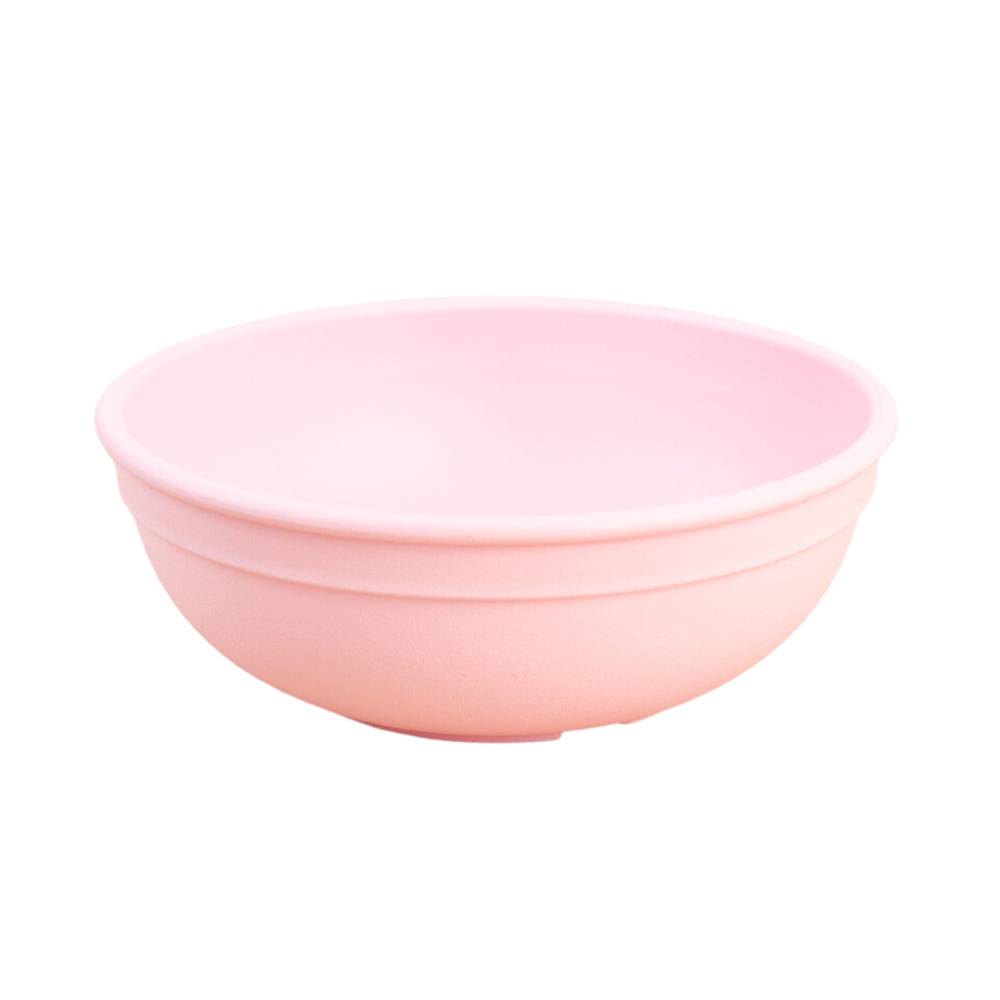A Large Re-Play Bowl - Ice Pink - on a white background