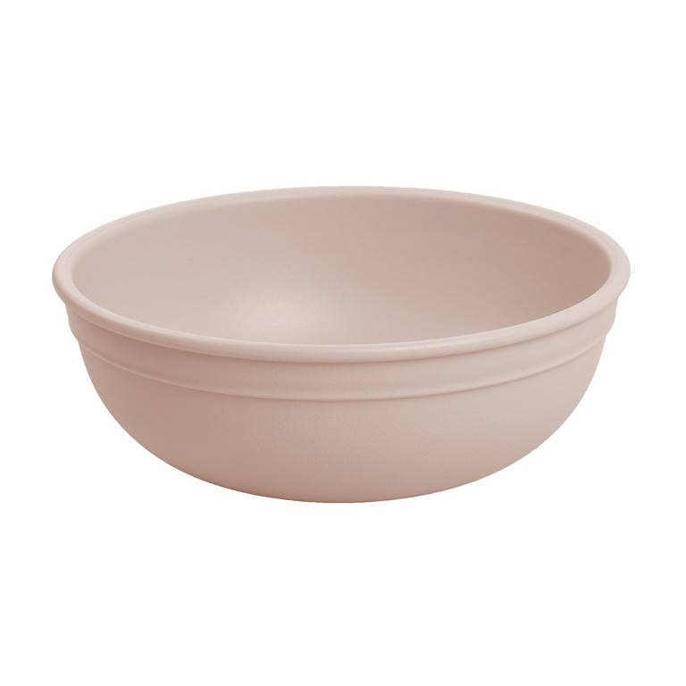 A Large Re-Play Bowl - Sand - on a white background