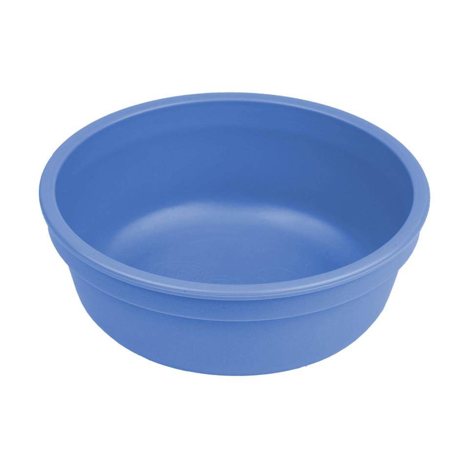 A Small Re-Play Bowl - Denim - on a white background