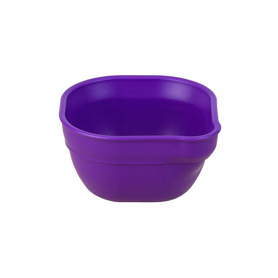 A Re-Play Dip 'n' Pour Bowl - Amethyst (Dark Purple) - on a white background