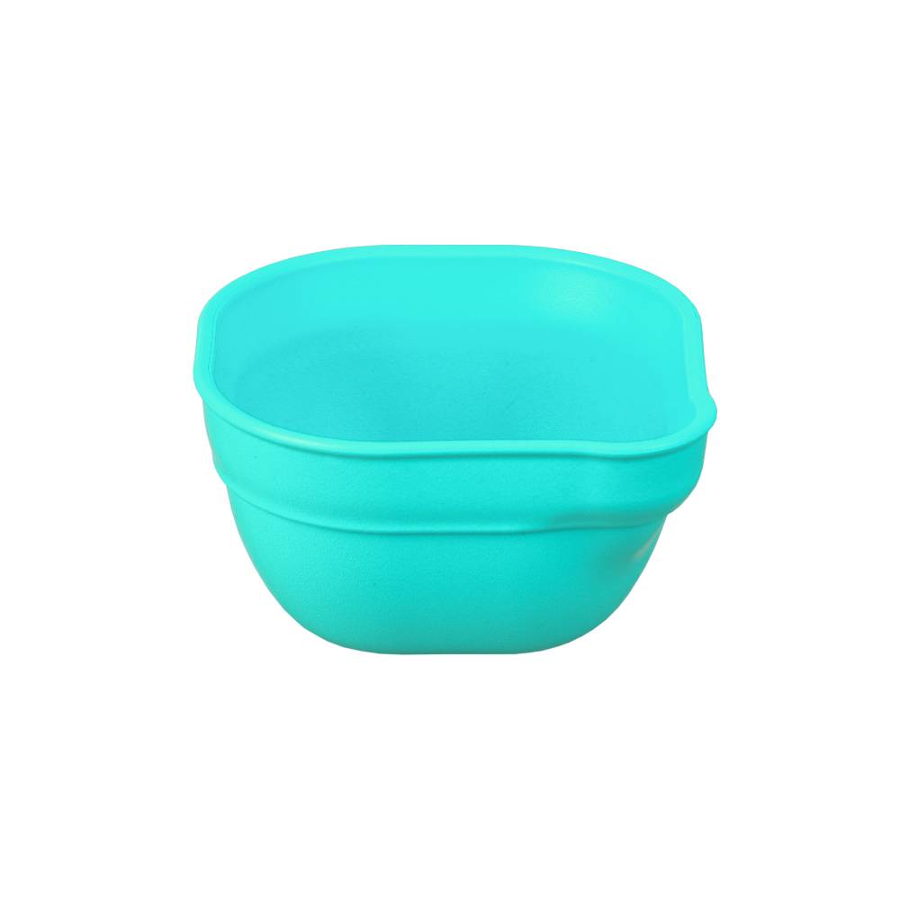 A Re-Play Dip 'n' Pour Bowl - Aqua - on a white background
