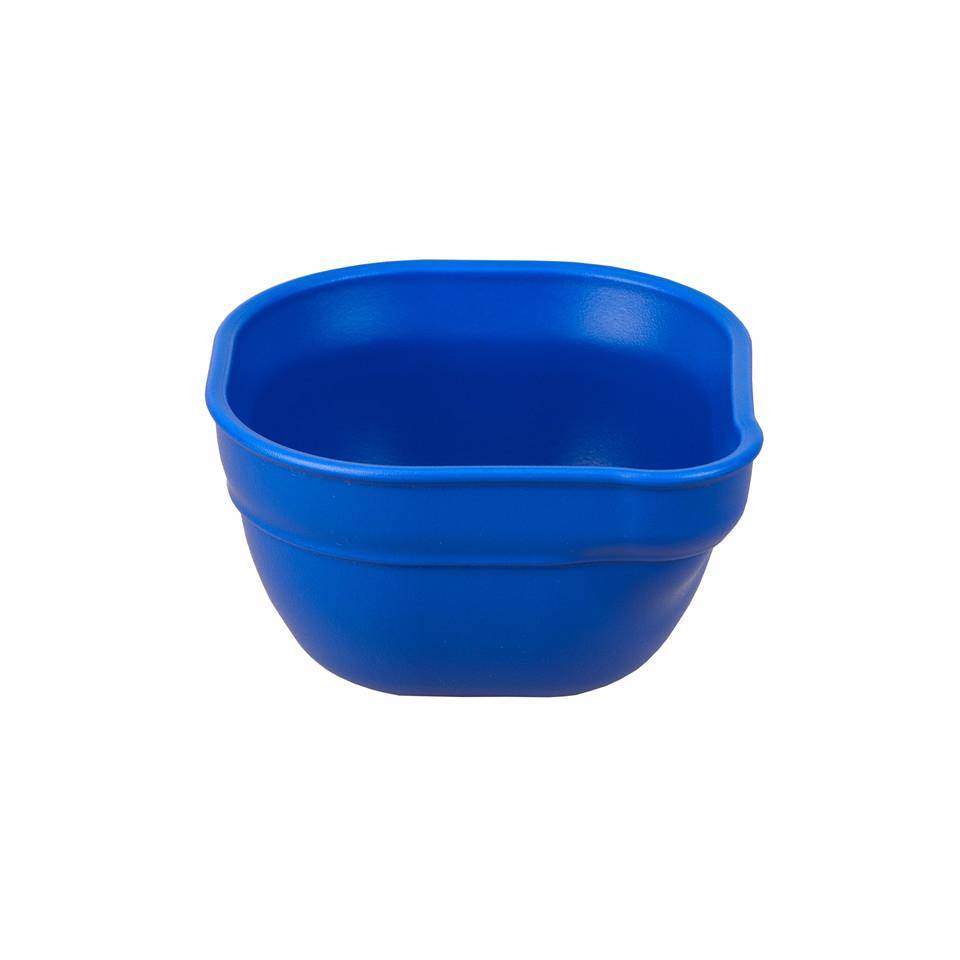 A Re-Play Dip 'n' Pour Bowl - Navy on a white background