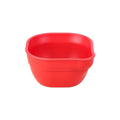 A Re-Play Dip 'n' Pour Bowl - Red on a white background