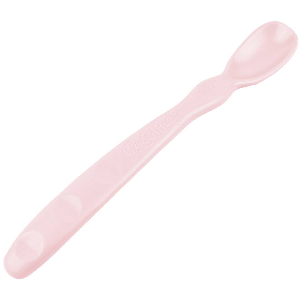 A Re-Play Infant Spoon - Ice Pink on a white background