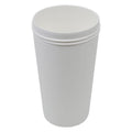 A White Re-Play No Spill & Straw Cup - Base Only - White on a white background