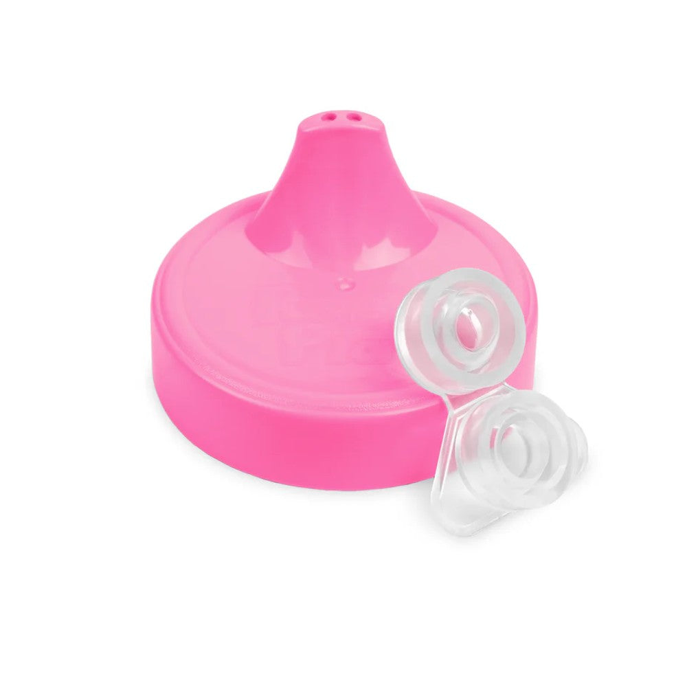 A Bright Pink Re-Play No-Spill Cup Lid Only - Bright Pink on a white background