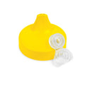 A Yellow Re-Play No-Spill Cup Lid Only - Yellow on a white background