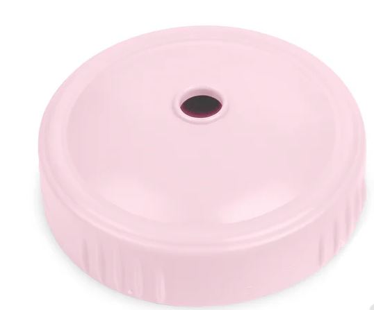 A Ice Pink Re-Play Straw Cup Lid Only - Ice Pink on a white background