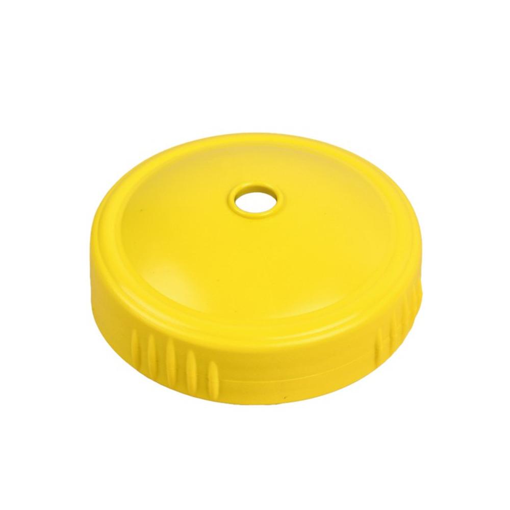 A Yellow Re-Play Straw Cup Lid Only - Yellow on a white background