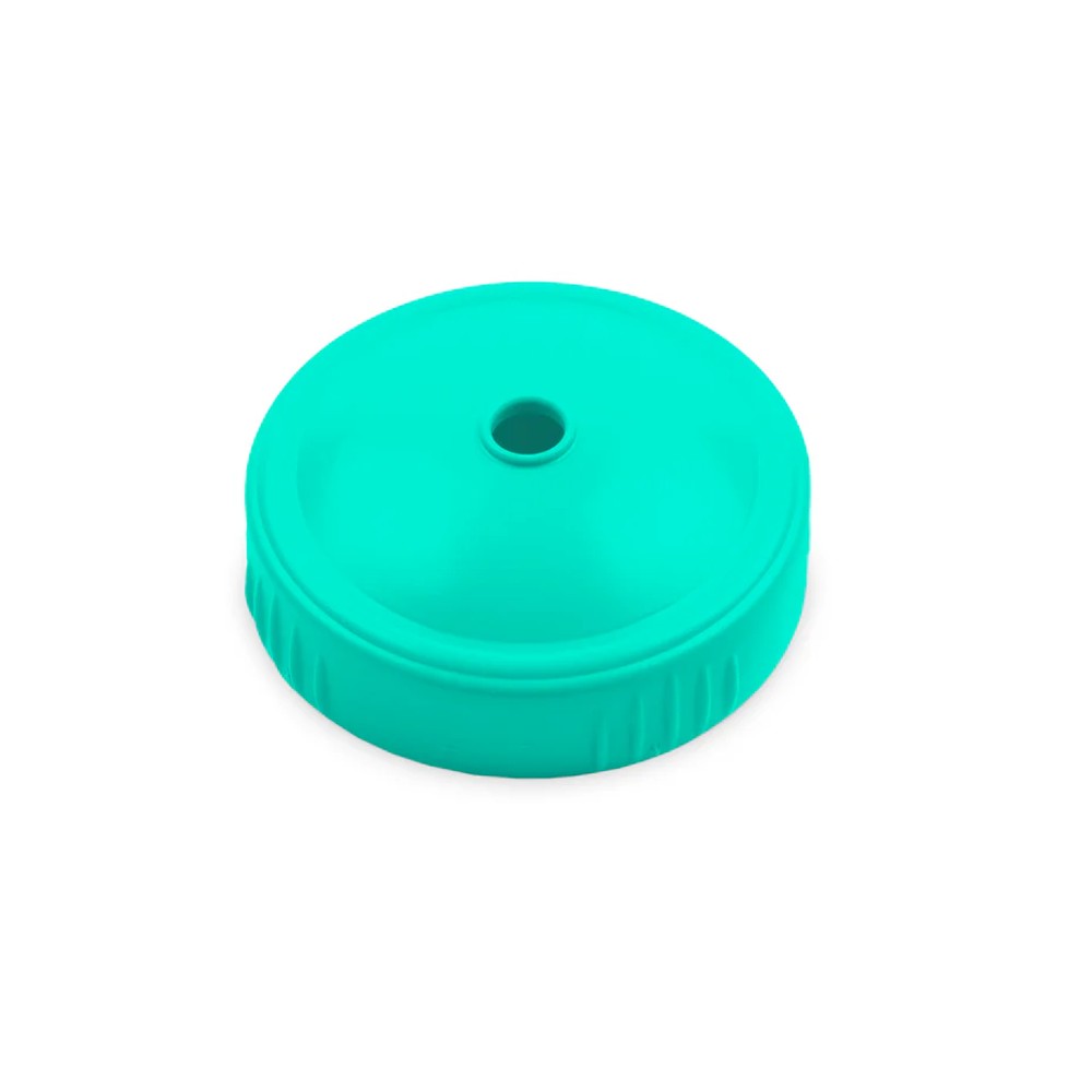 A Aqua Re-Play Straw Cup Lid Only - Aqua on a white background