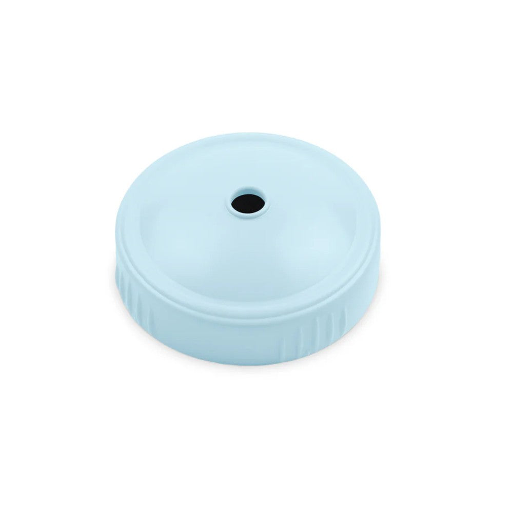 A Ice Blue Re-Play Straw Cup Lid Only - Ice Blue on a white background