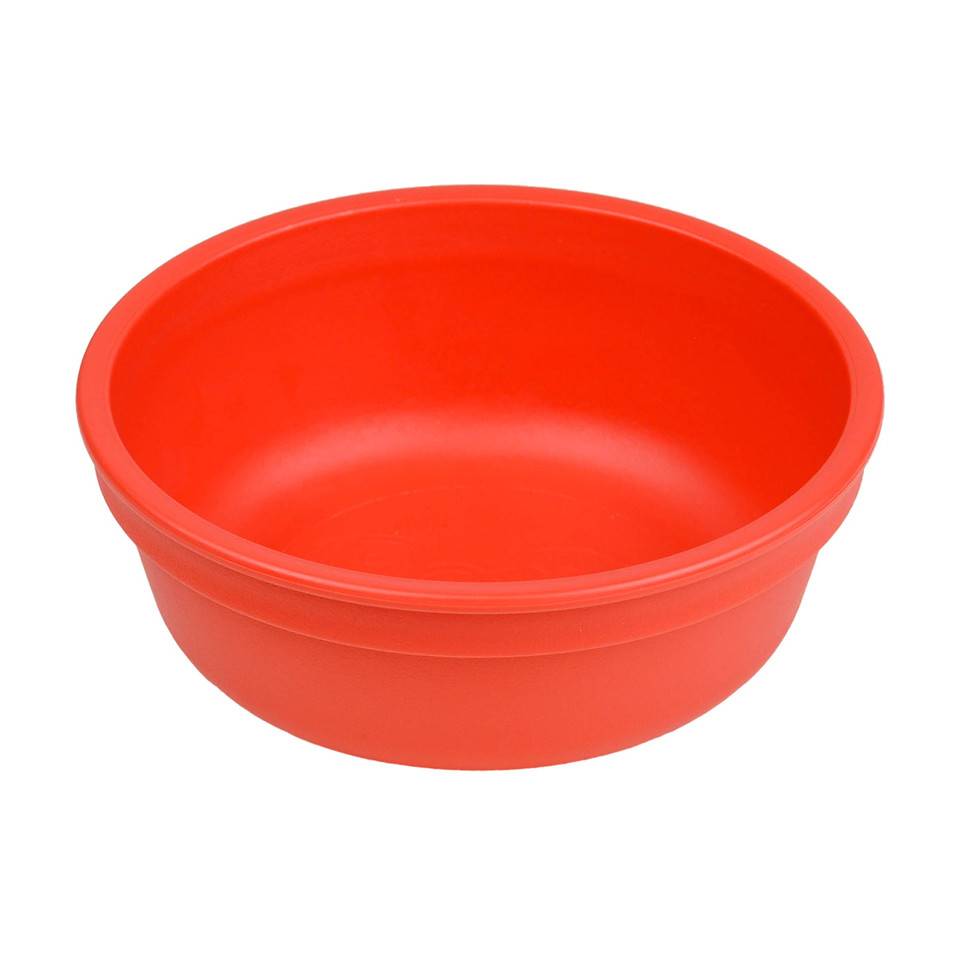 A Large Re-Play Bowl - Red - on a white background