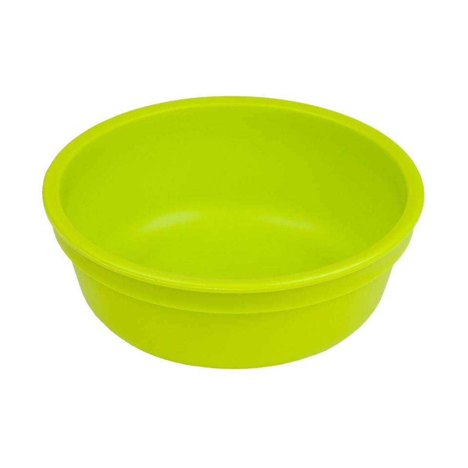 A Large Re-Play Bowl - Lime - on a white background