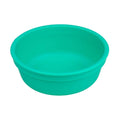 A Large Re-Play Bowl - Aqua - on a white background