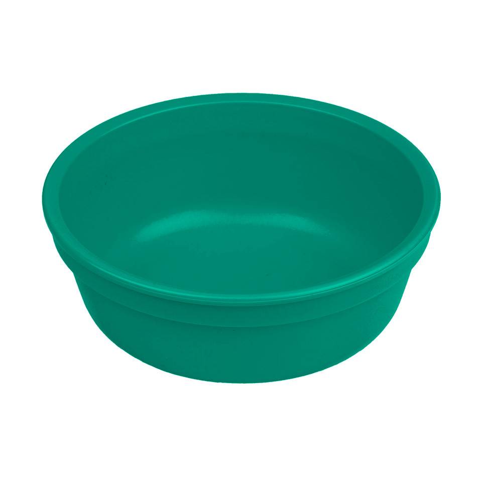 A Large Re-Play Bowl - Teal - on a white background