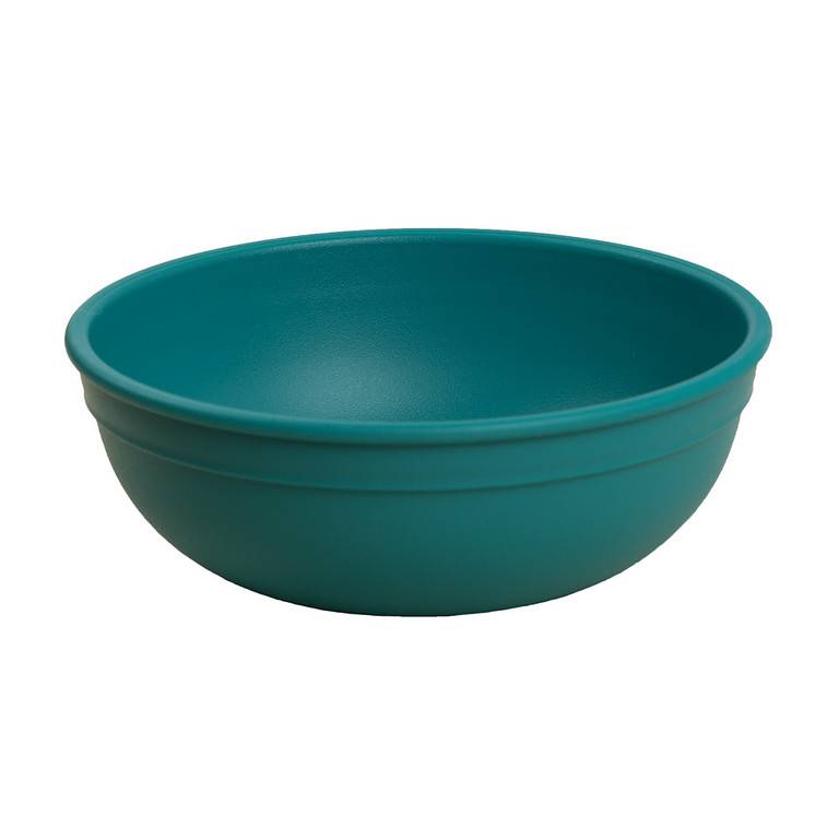 A Small Re-Play Bowl - Teal - on a white background