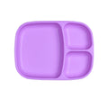 A Re-Play Divided Tray - Purple (Lilac) on a white background