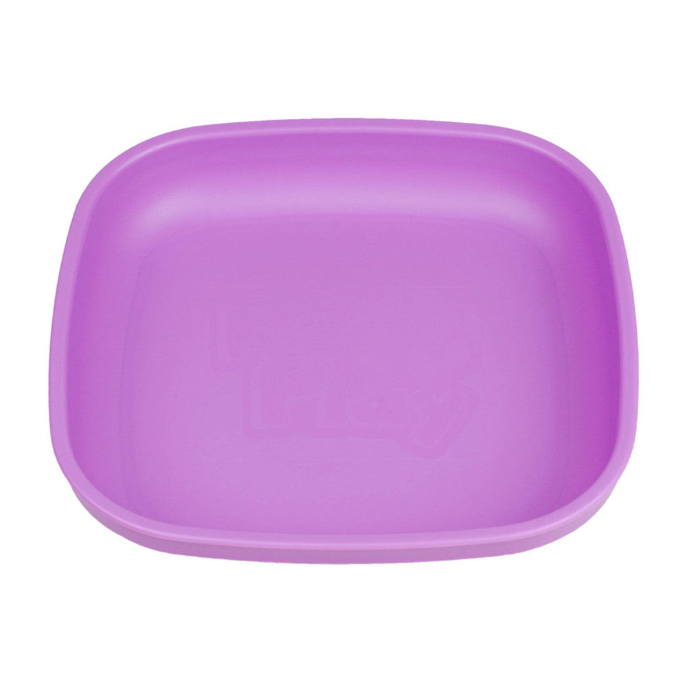 A Small Re-Play Flat Plate - Purple (Lilac) on a white background