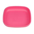 A Small Re-Play Flat Plate - Bright Pink on a white background