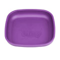 A Re-Play Flat Plate - Amethyst (Dark Purple) on a white background