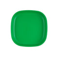 A Small Re-Play Flat Plate - Kelly Green on a white background
