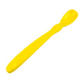 A Re-Play Infant Spoon - Yellow on a white background