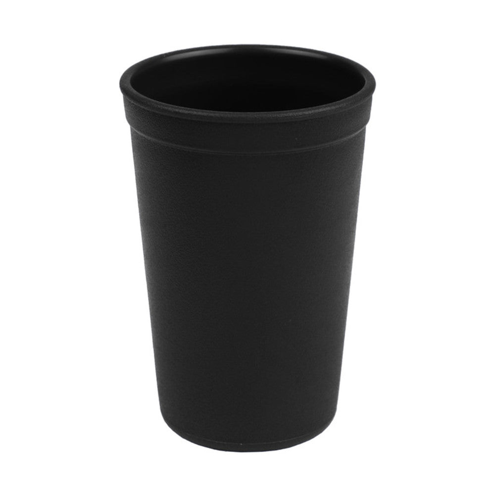 A Black Re-Play Tumbler - Black on a white background