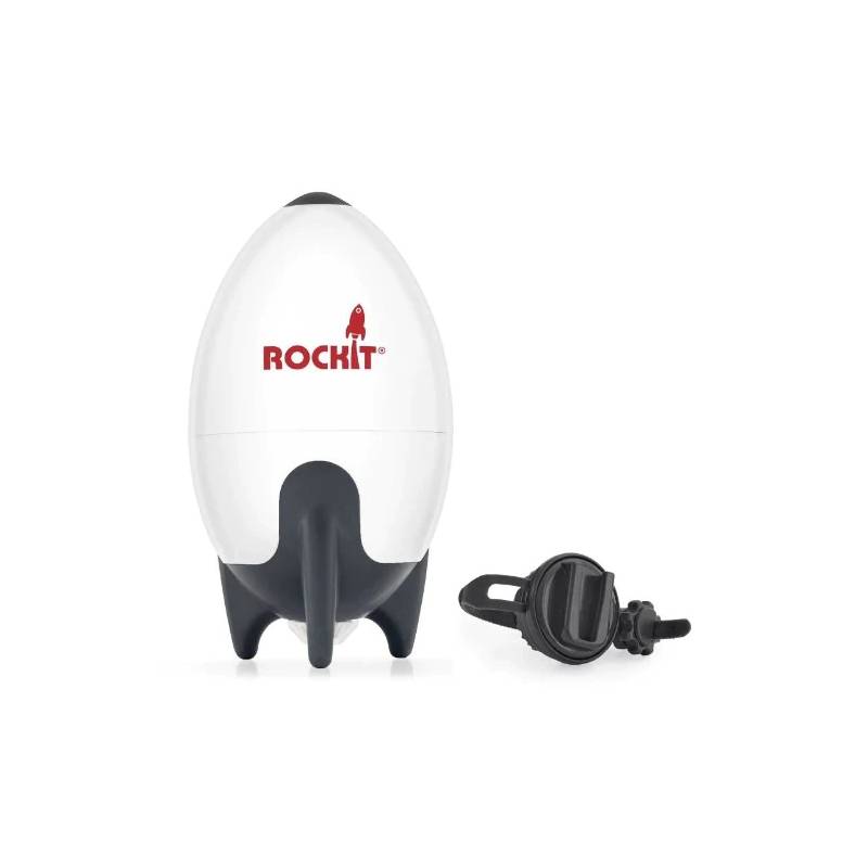 White Rockit baby sound machine against white background.