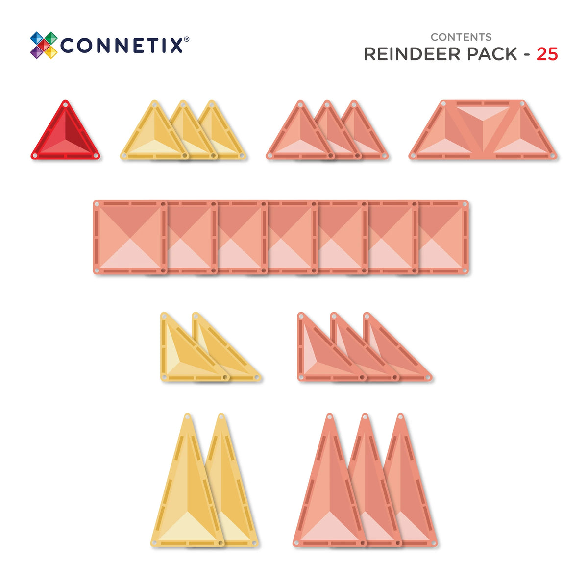 Christmas Reindeer Pack - 25 Piece