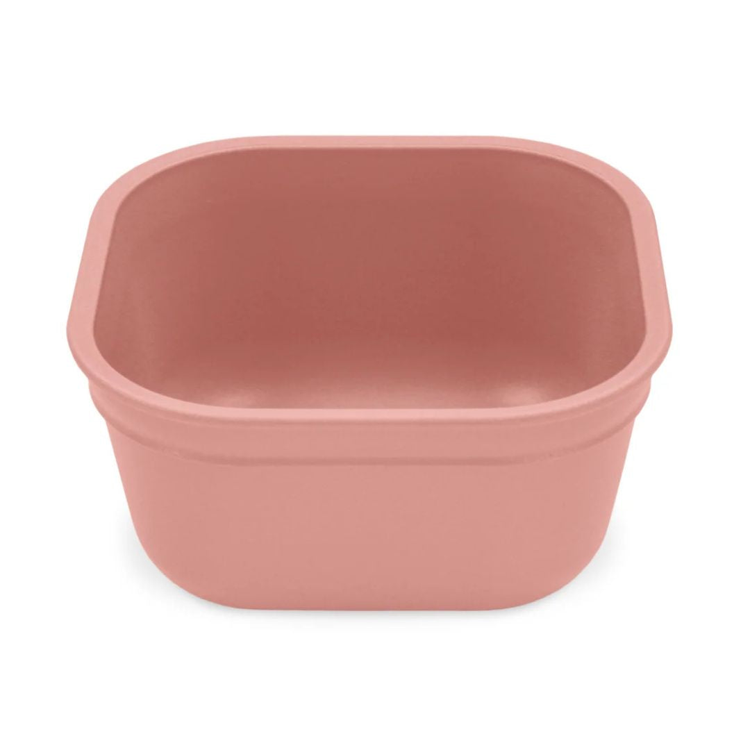 A Desert Re-Play Square Bowl - Desert on a white background