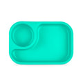 A Aqua Re-Play Tiny Tray - Aqua on a white background