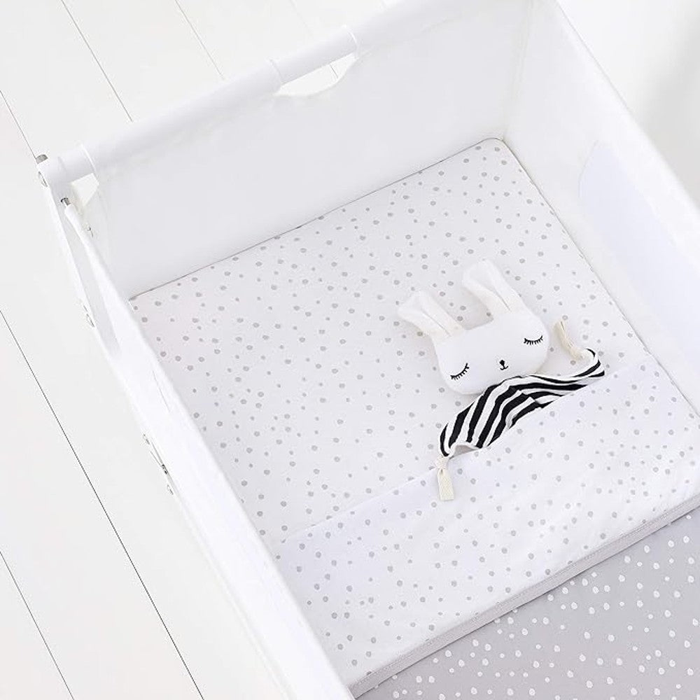 SnuzPod 3 Piece Bedding Set - Grey Spots