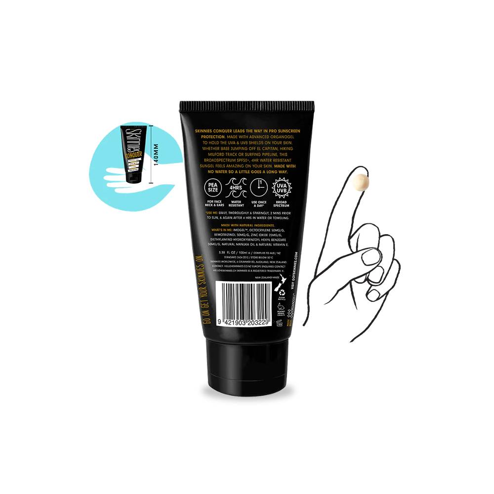 CONQUER SPF50+ Pro Performance Sungel