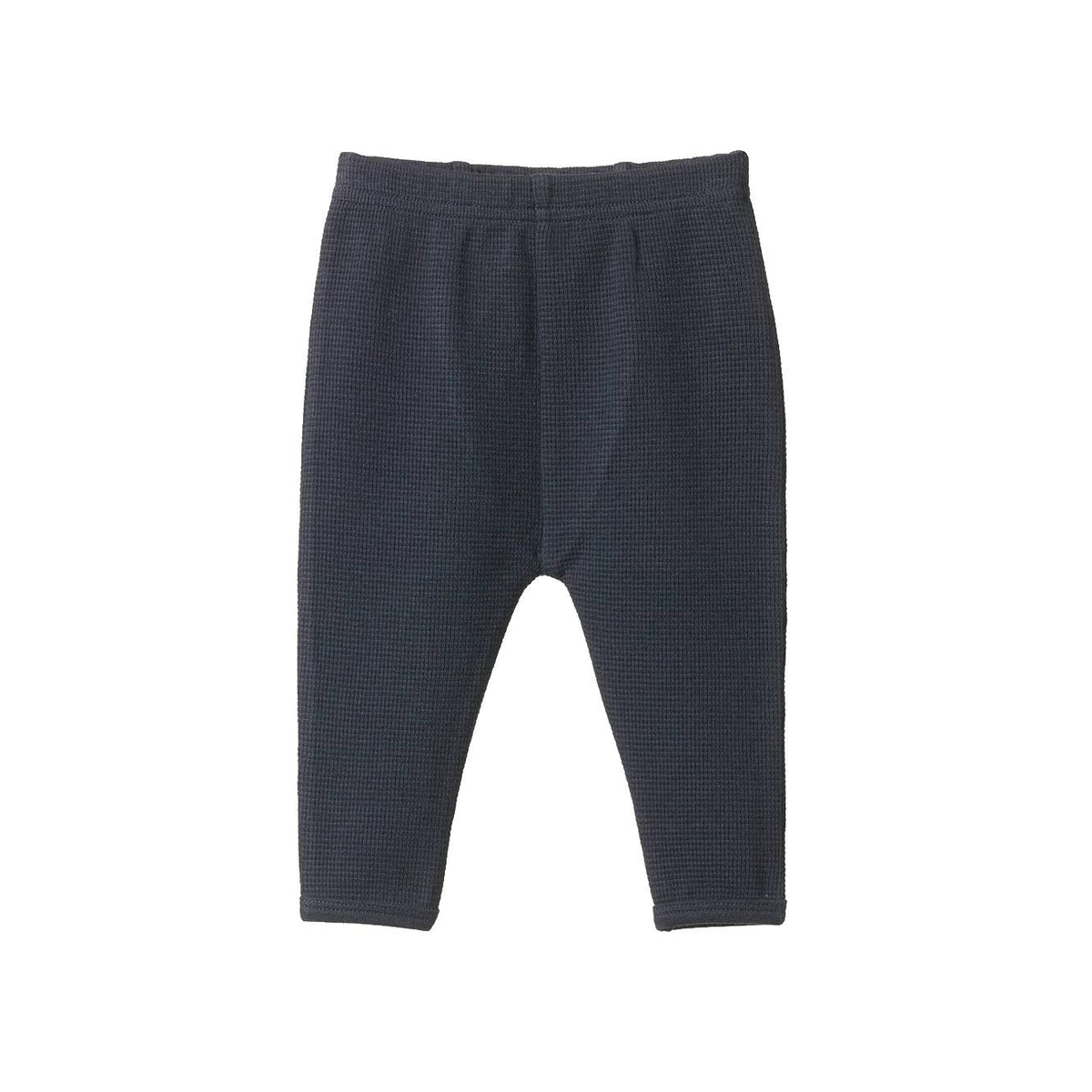 Cotton Selby Waffle Pants - Navy