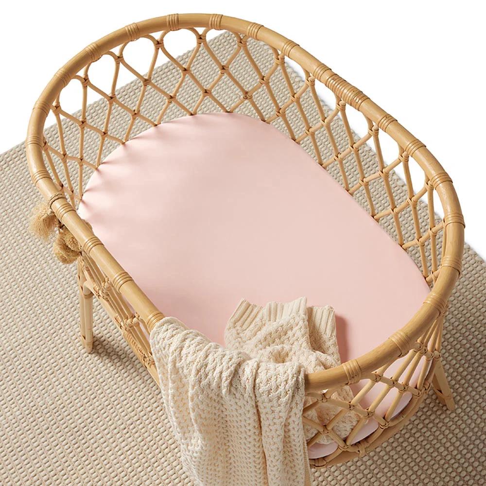 Bassinet Sheet / Change Pad Cover - Baby Pink