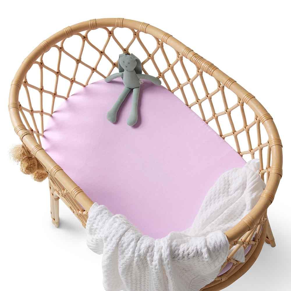 Bassinet Sheet / Change Pad Cover - Lilac