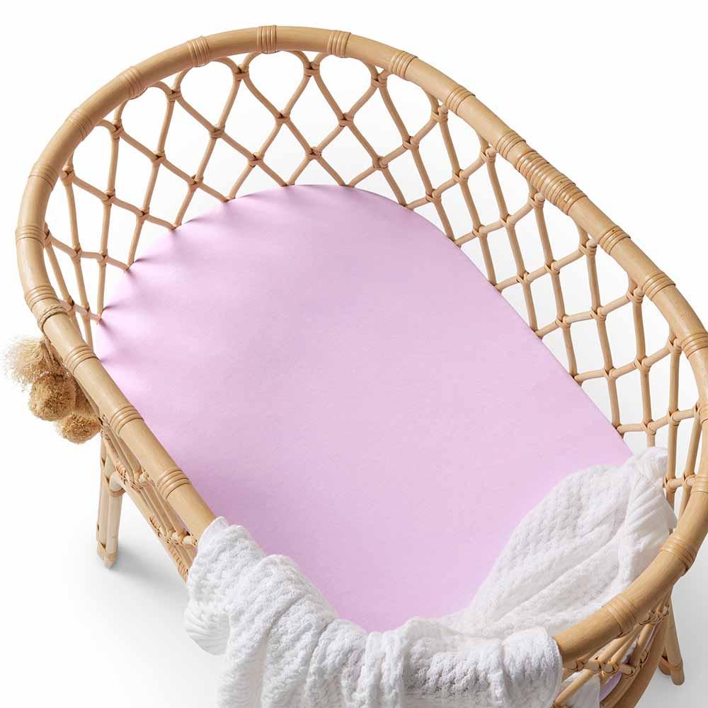 Bassinet Sheet / Change Pad Cover - Lilac