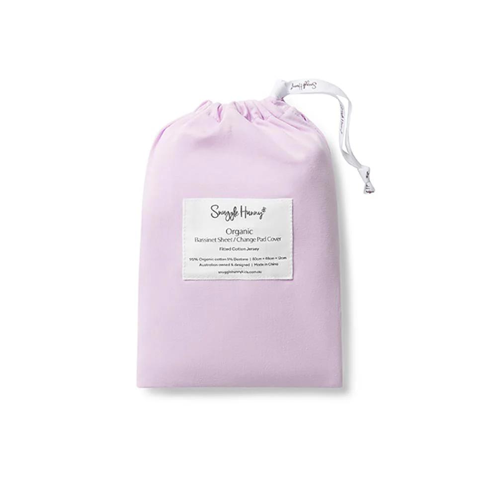 Bassinet Sheet / Change Pad Cover - Lilac