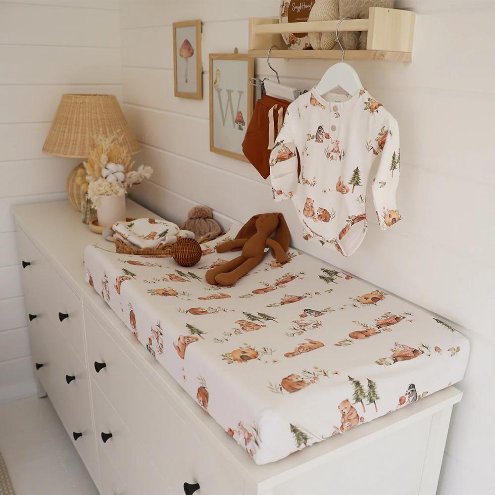 Bassinet Sheet / Change Pad Cover - Bears