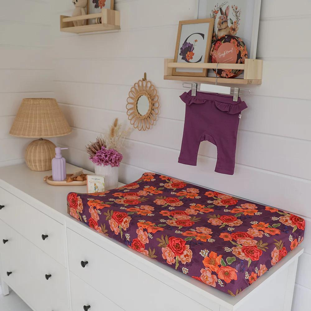 Bassinet Sheet / Change Pad Cover - Sienna