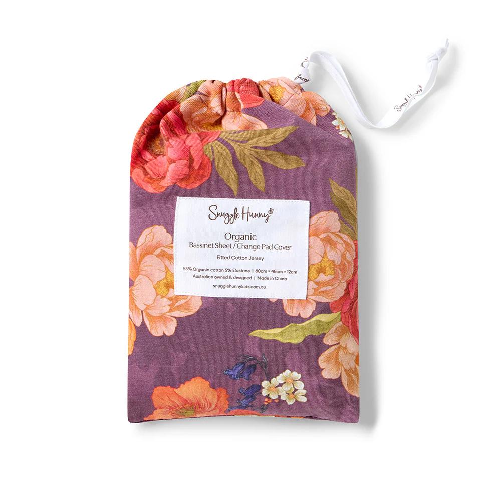 Bassinet Sheet / Change Pad Cover - Sienna
